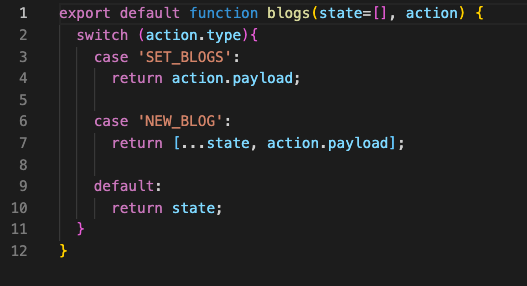 reducers/blogReducer.js