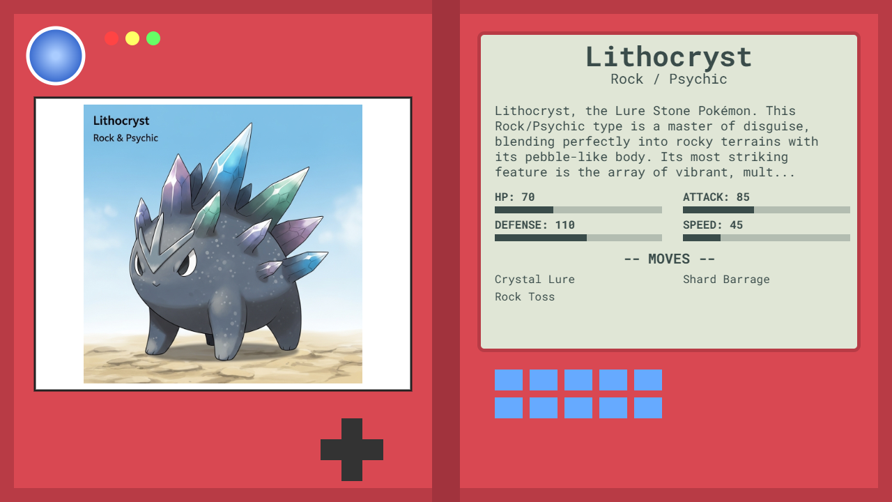 Pebbel Pokemon