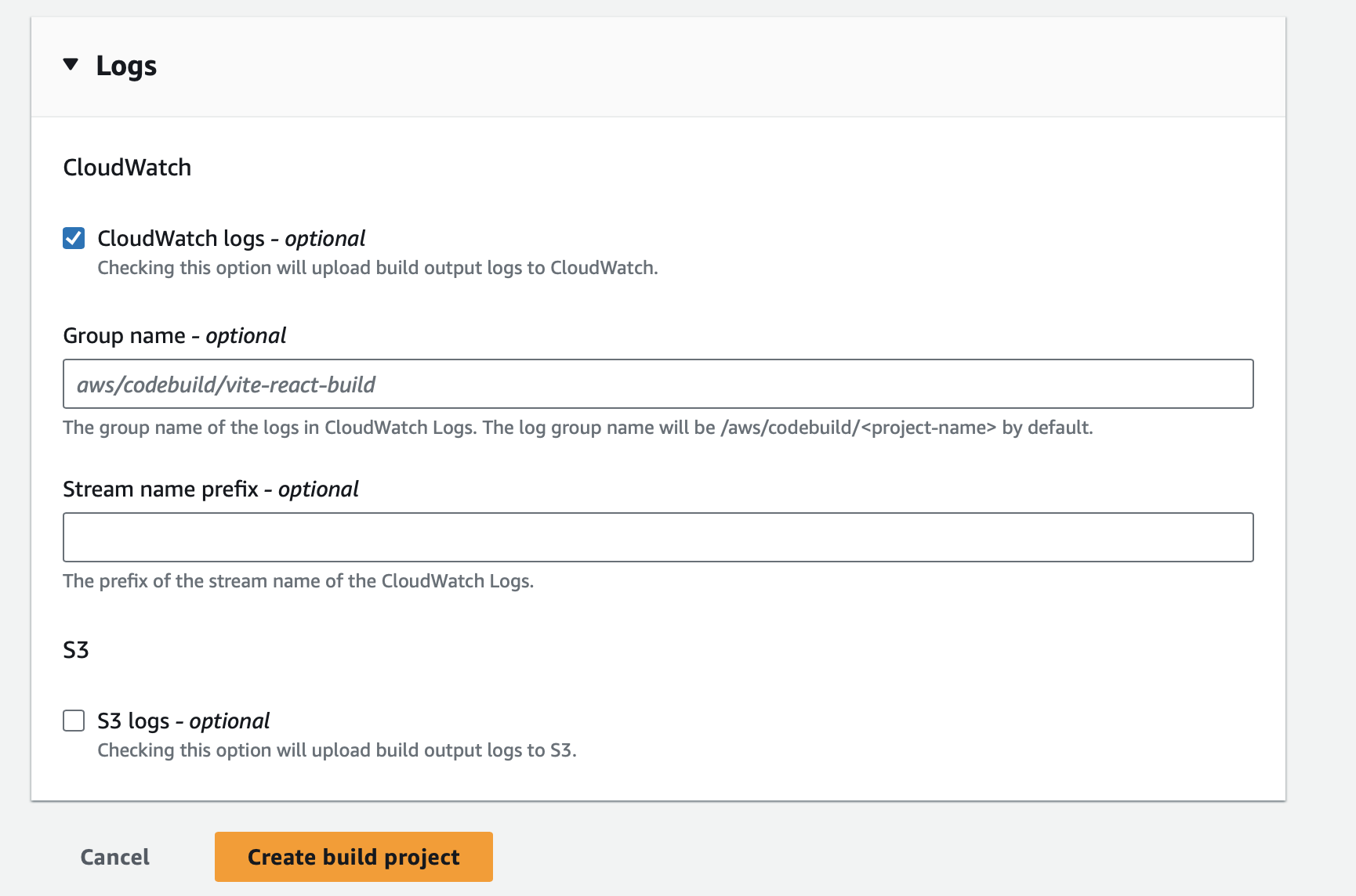 codebuild-logs