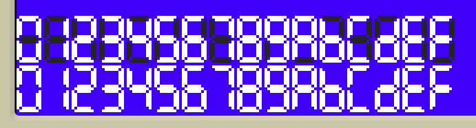 /sys/pics/digits.png, scaled up against a blue background