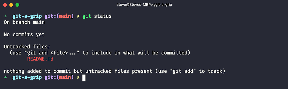 git status