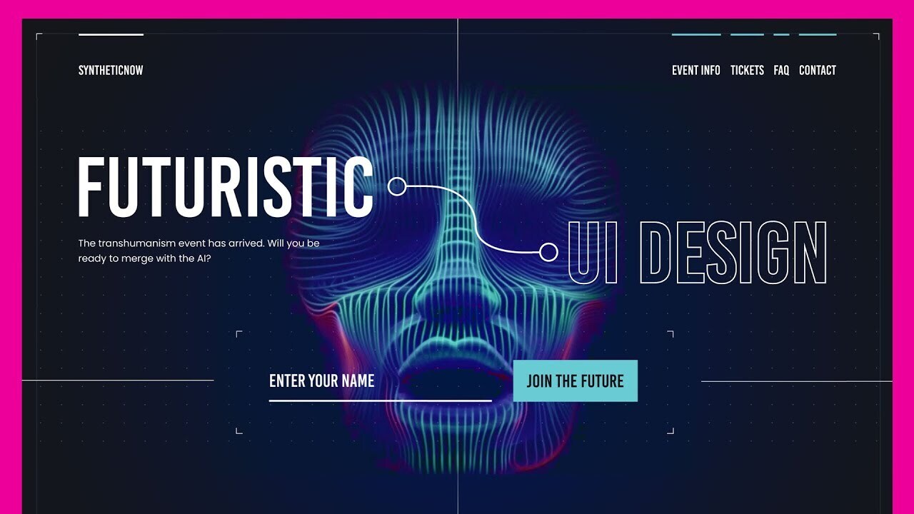Cyber Futuristic UI