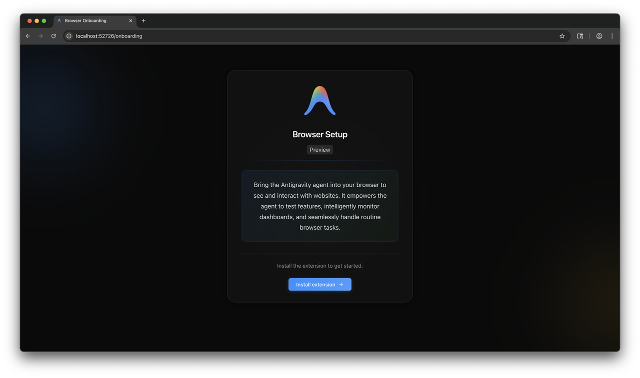 Browser agent in action