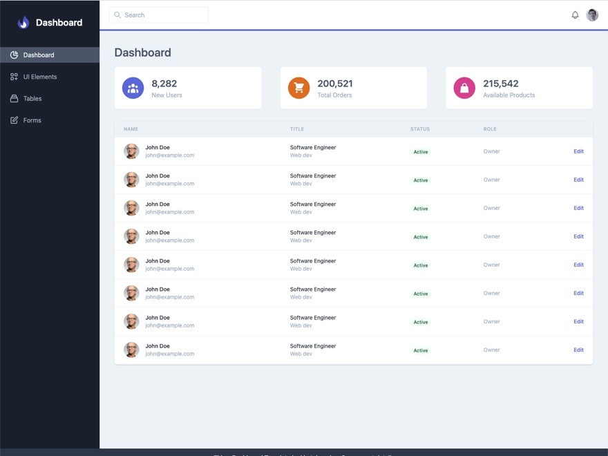 Open source css templates