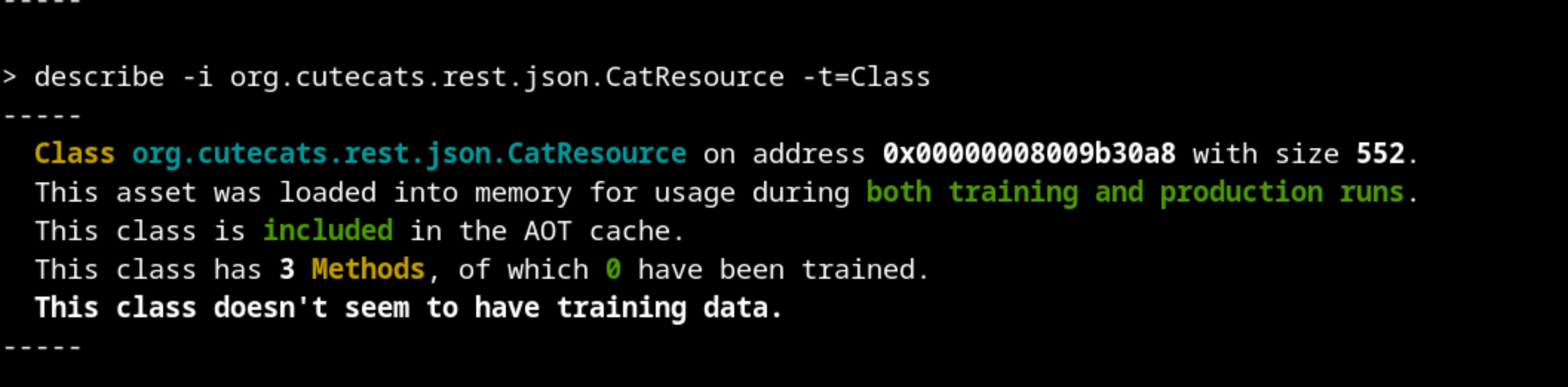 describe -i org.cutecats.rest.json.CatResource