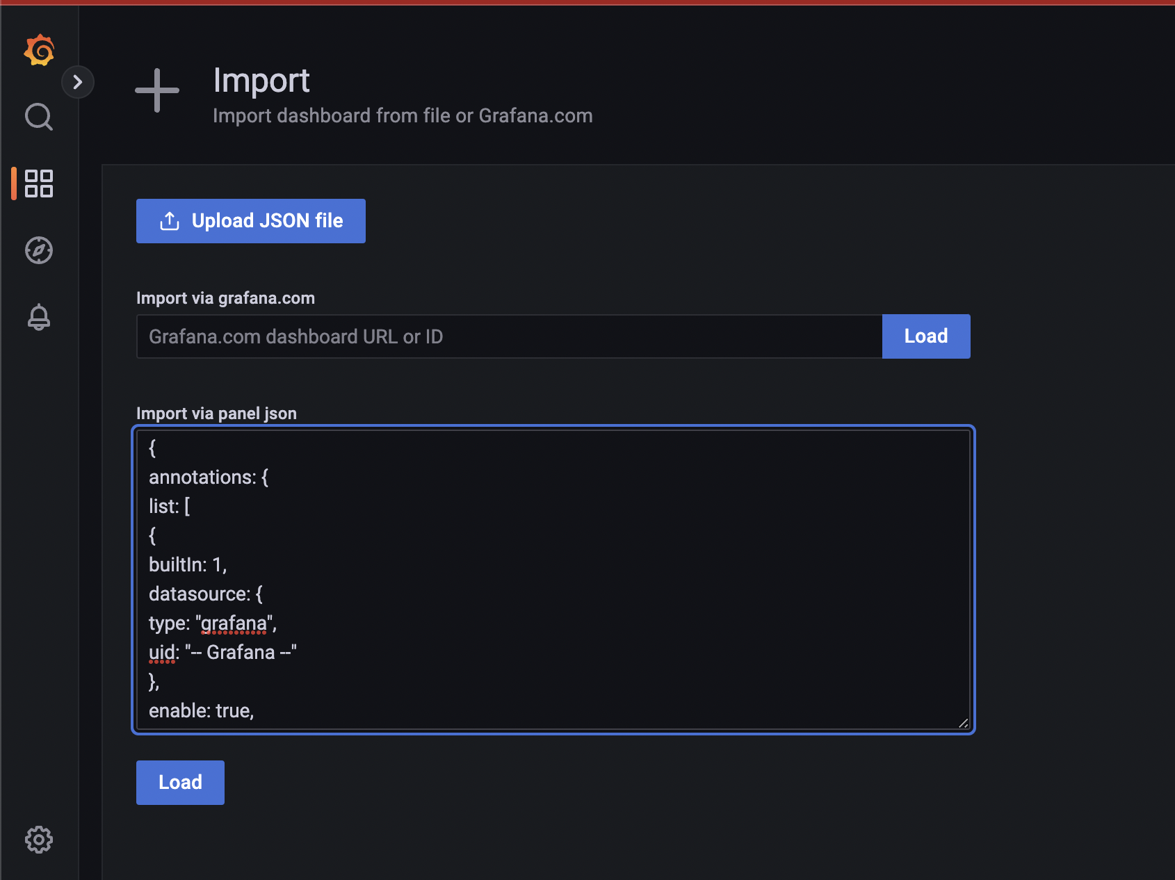 grafana screen2