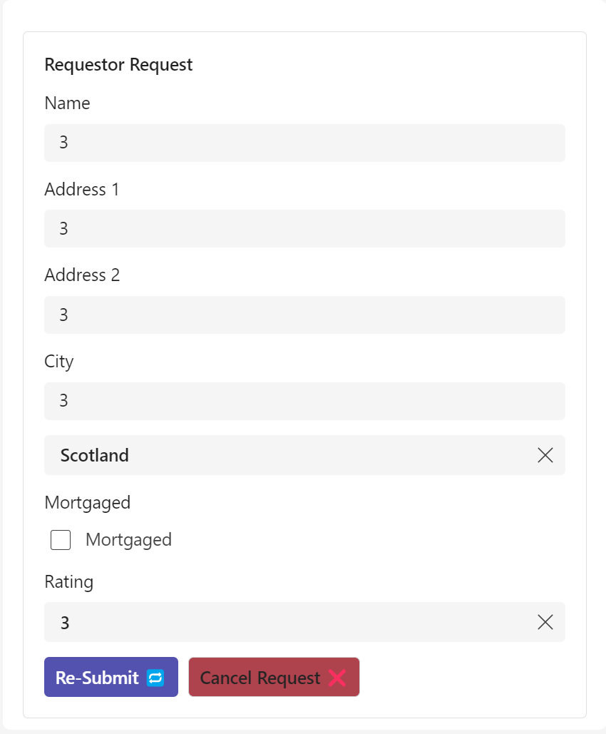 Requestor&rsquo;s 1st Message 