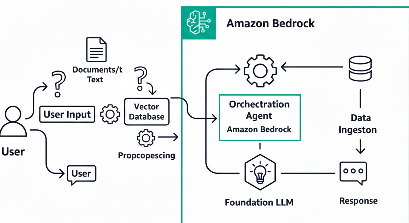 Flujo típico de Bedrock