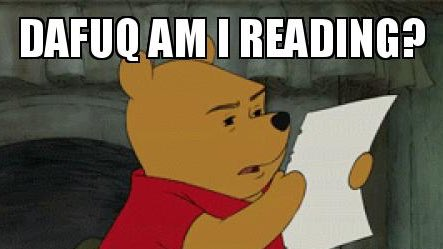 Dafuq am I reading