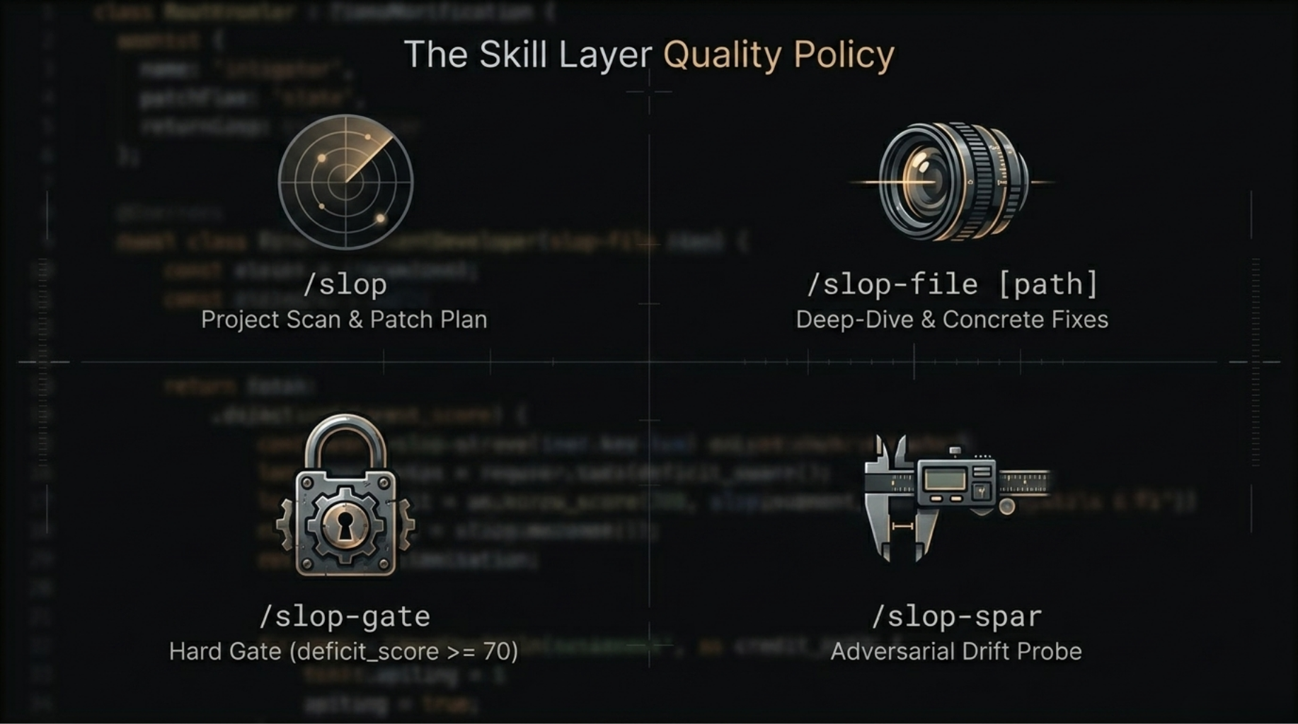The Skill layer Quality Policy