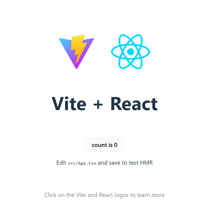 basic react app