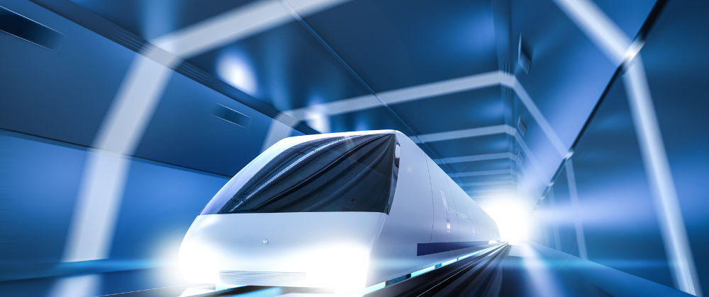 High-speed train, metaphor for JavaScript's performance in web development