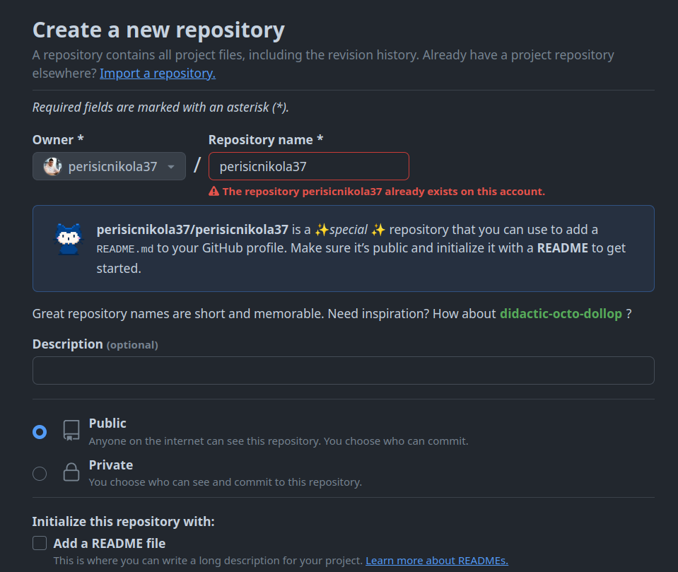 Profile view counter on GitHub