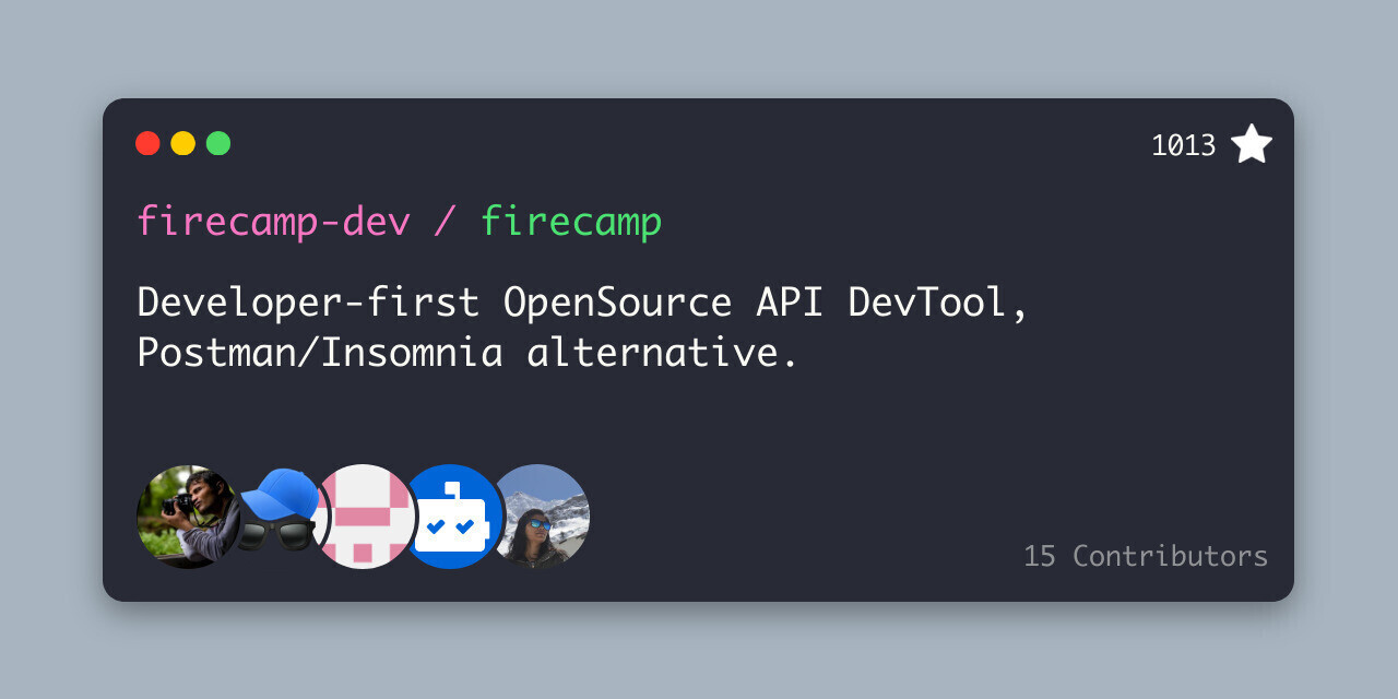 Firecamp 工具 Postman 替代品