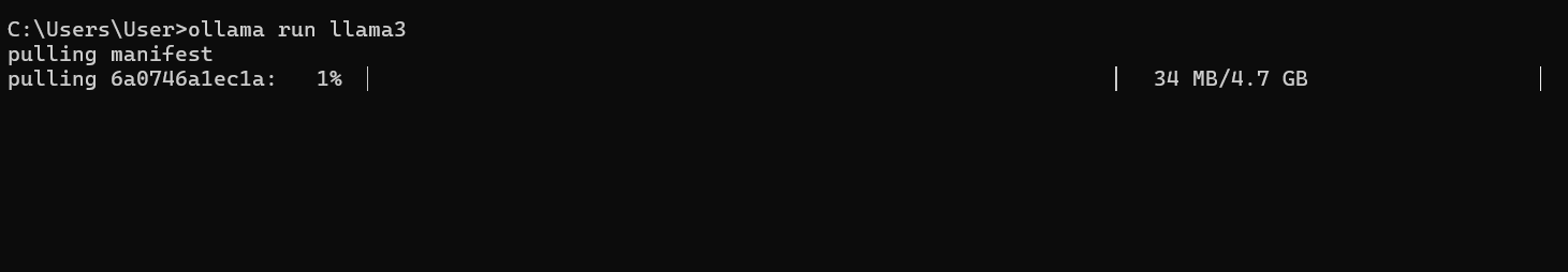 Download and run Ollama AI Models