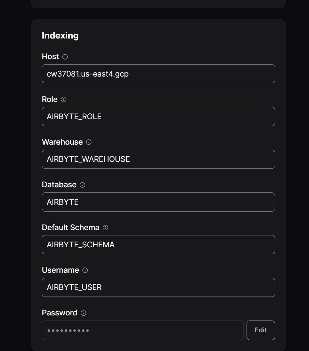 Snowflake Cortex Indexes