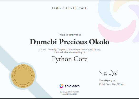 python cert