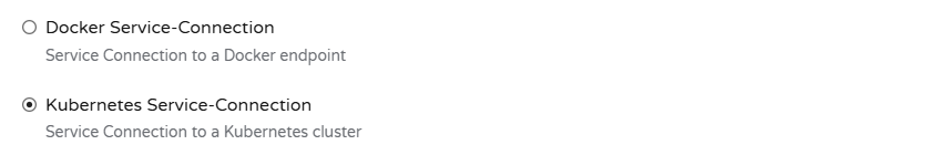 Selection menu of outpost integrations type