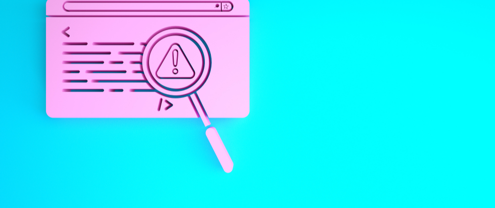 Close-up of a web developer's screen highlighting error detection during JavaScript interview preparation