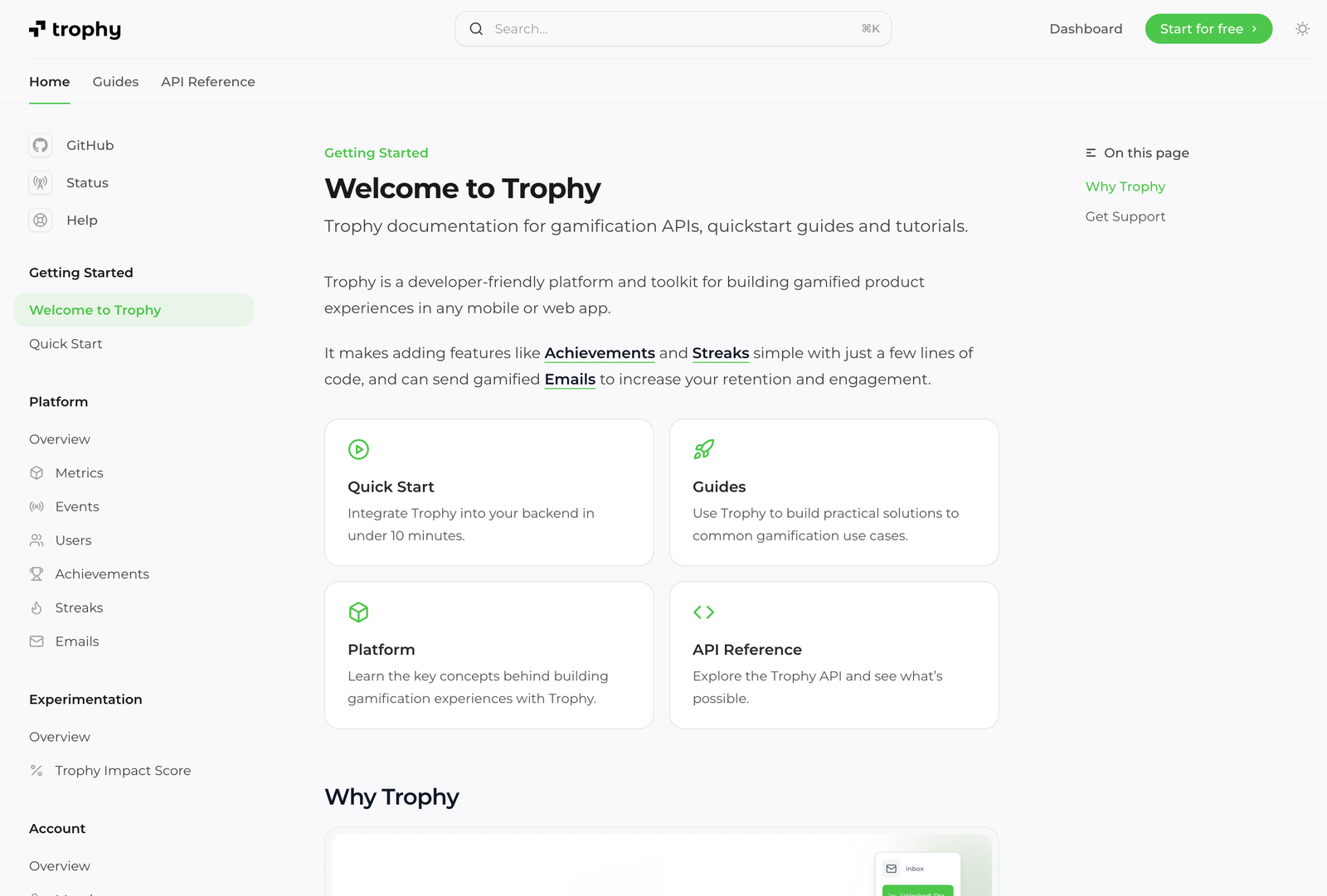 Trophy docs