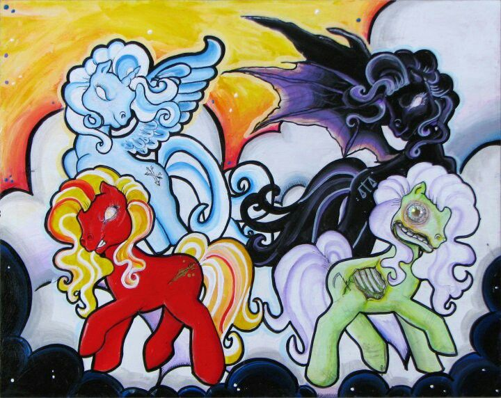Four ponies of apocalypse