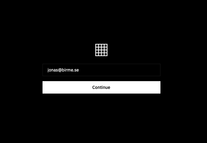 Enter email