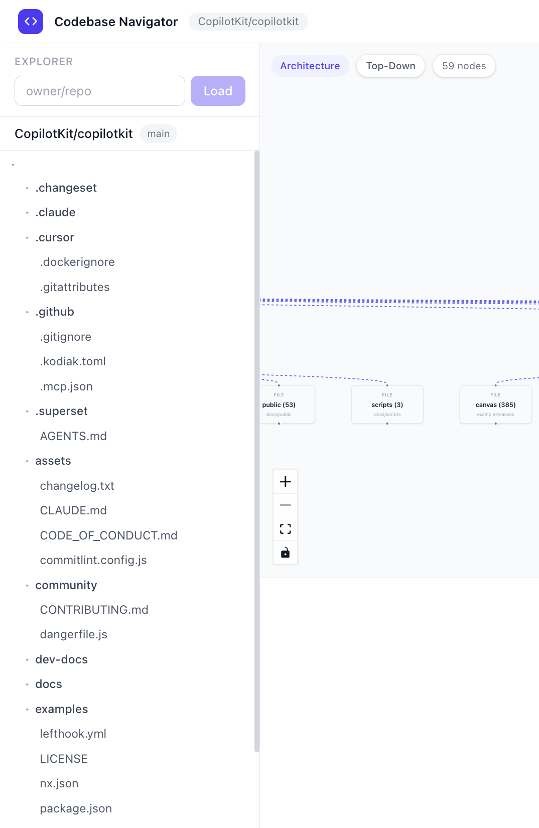 文件樹已載入到左側邊欄