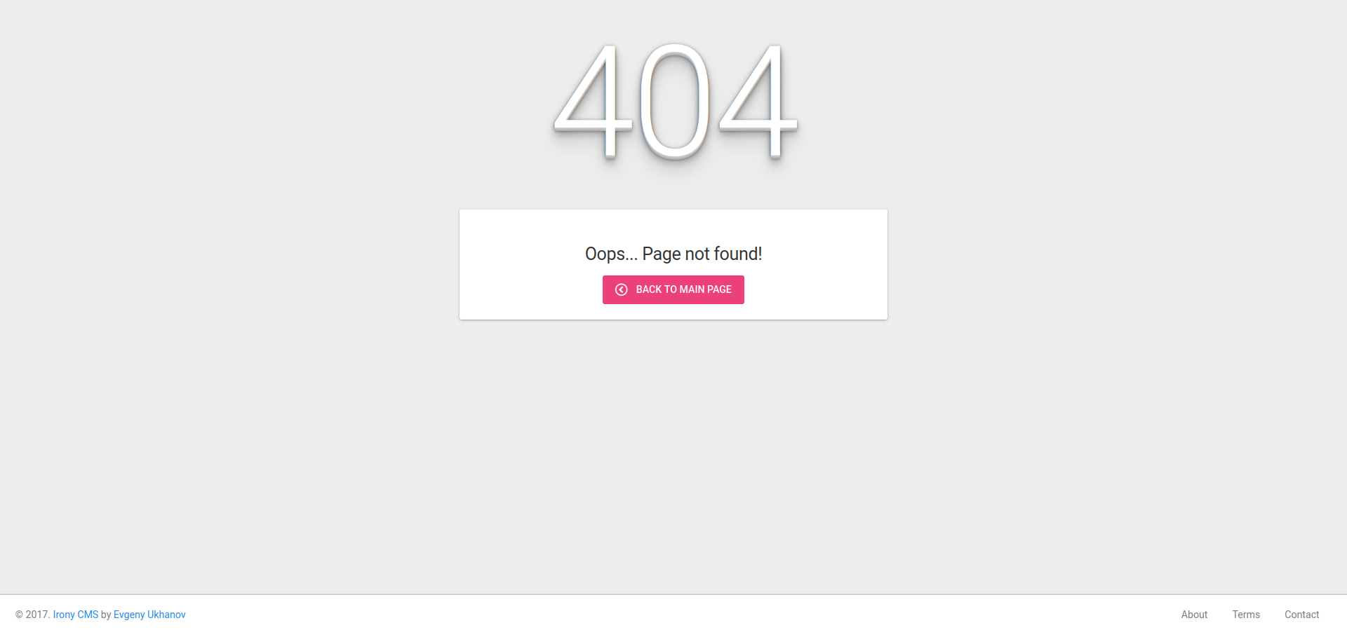 404 Page