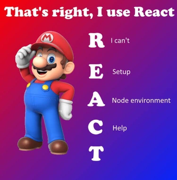I use react meme