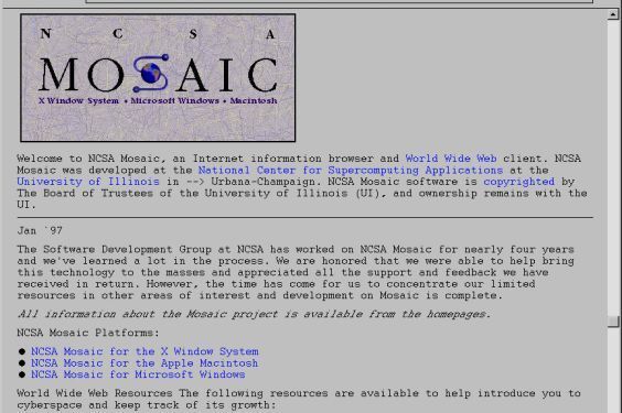 Mosaic browser