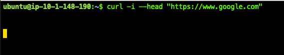 As you are still in the APP EC2 server try to `curl` the `https://www.google.com` You will get a time out eventually