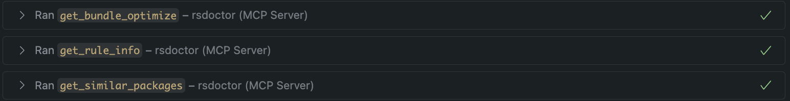 mcp suggest the commands