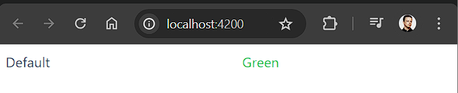 A gray and a green label next to each other