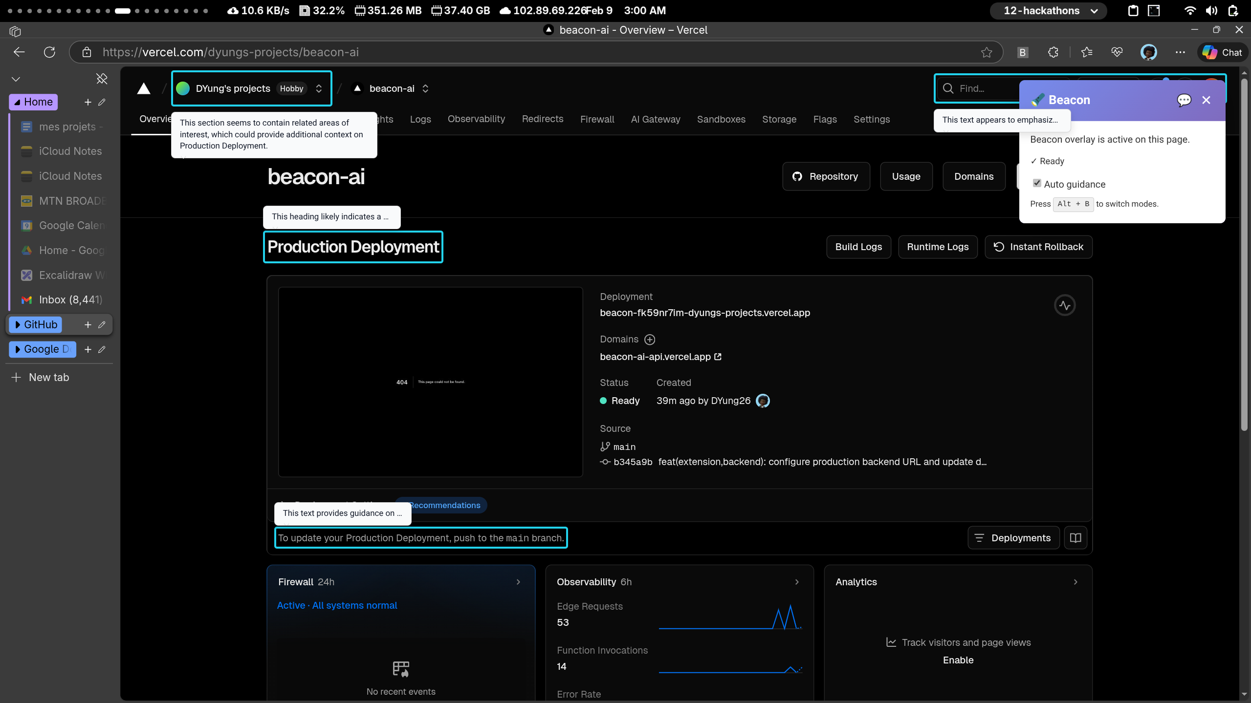 Beacon — Context-Aware UI Guidance Without Forced Conversation