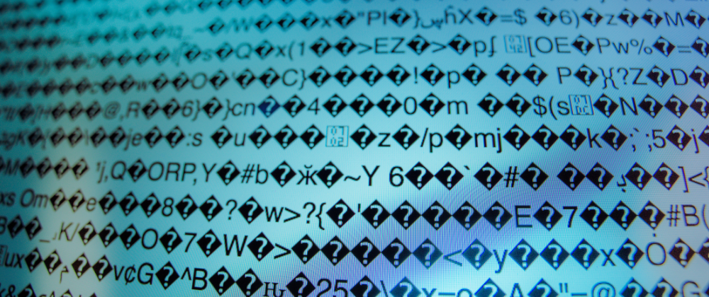 Complex binary code on a monitor, related to JavaScript programming challenges