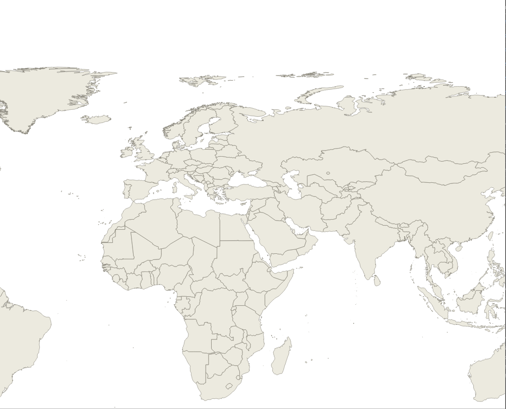 The world base map layer that comes with QGIS