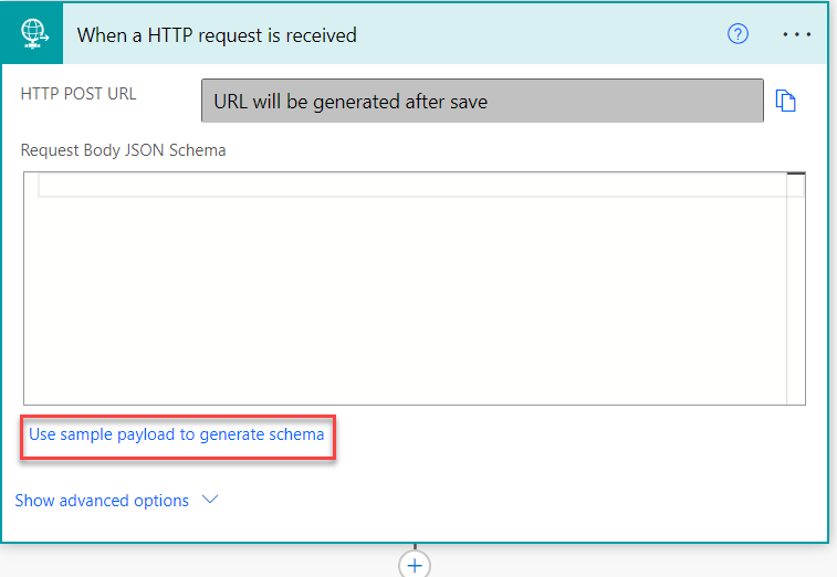 generate sample payload 