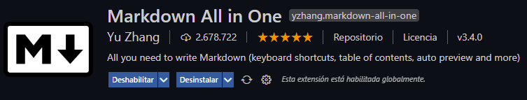 markdown all in one
