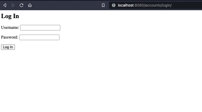 Login Page