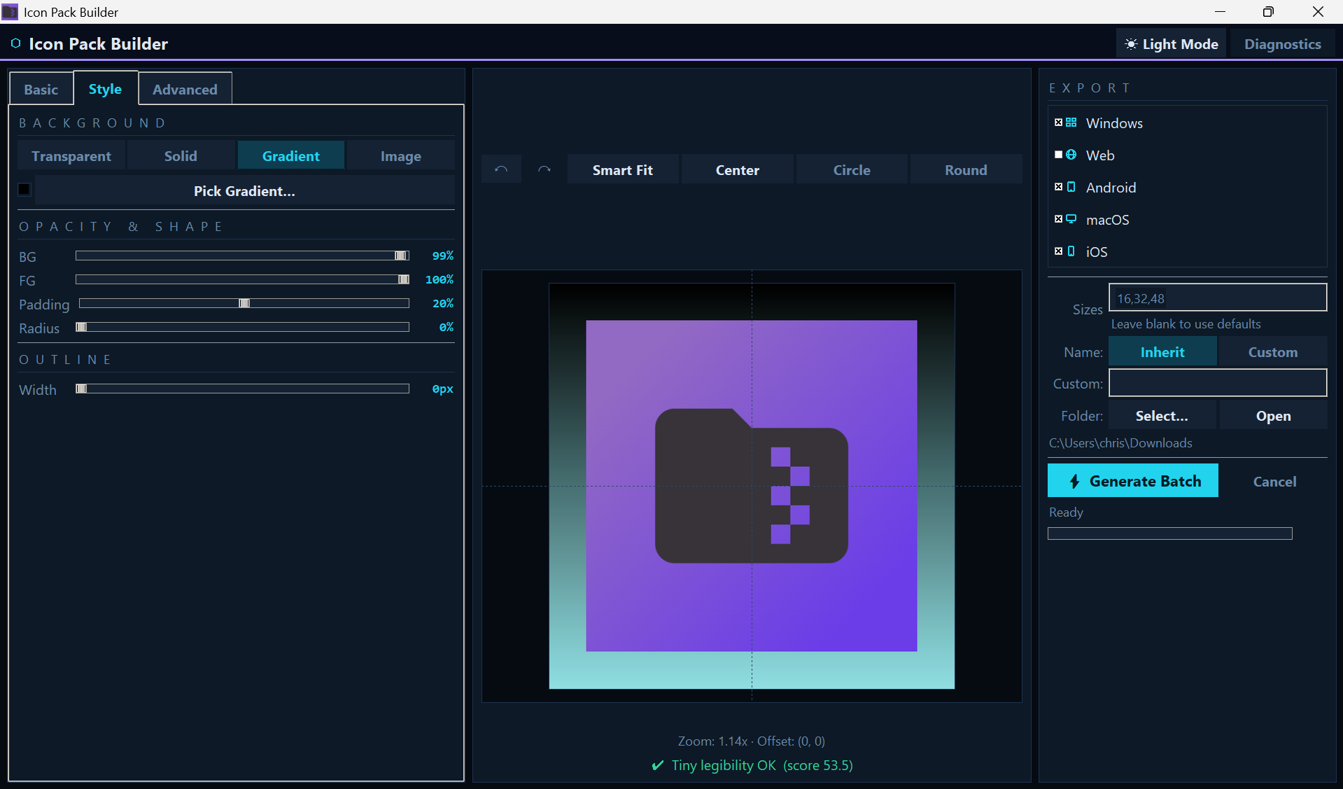 Icon packaging overview