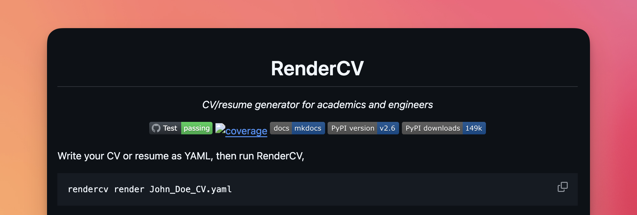 RenderCV