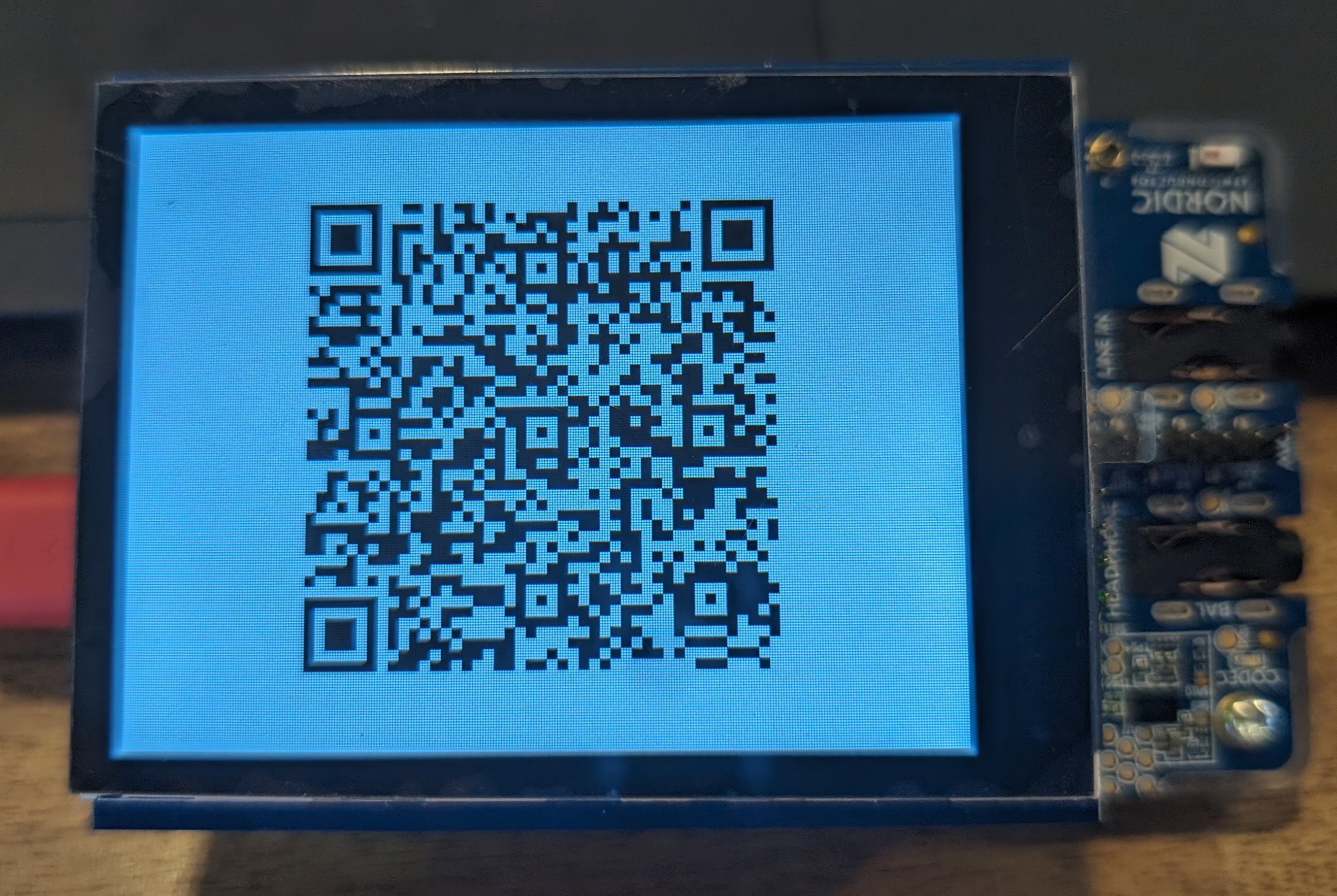 Broadcast Audio URI QR code