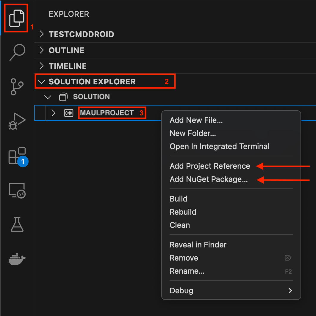 Add Project Reference/NuGet Package