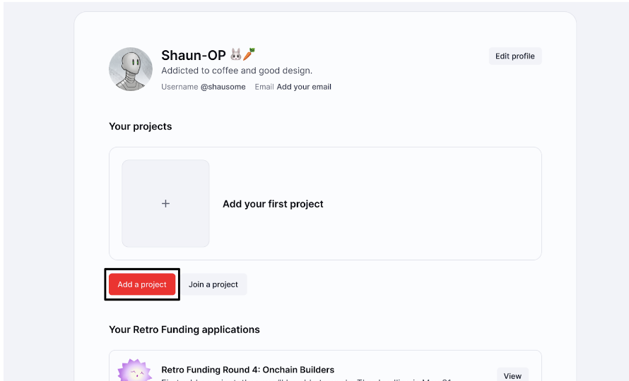 Profile retro funding
