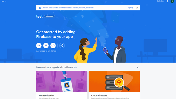 Get started with app -page