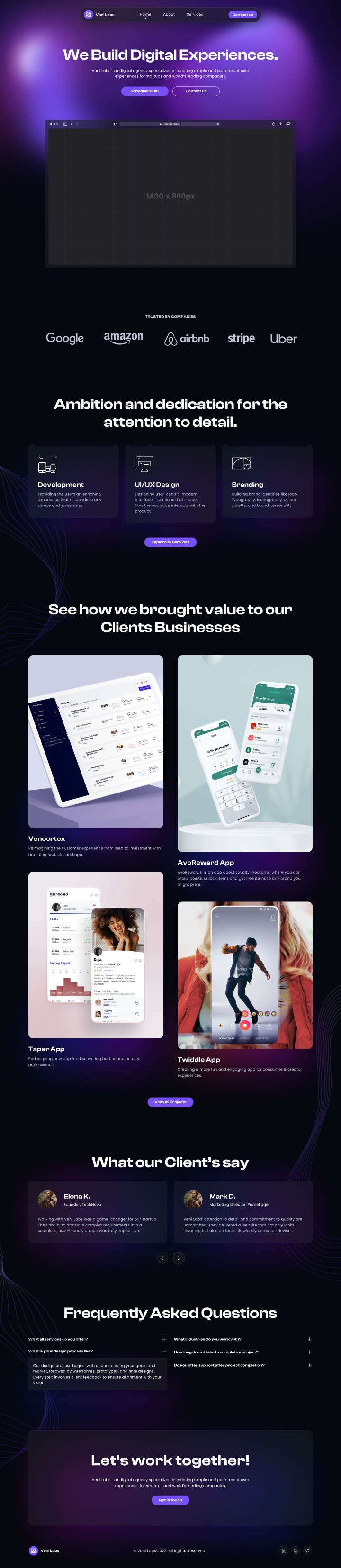 Landing Page