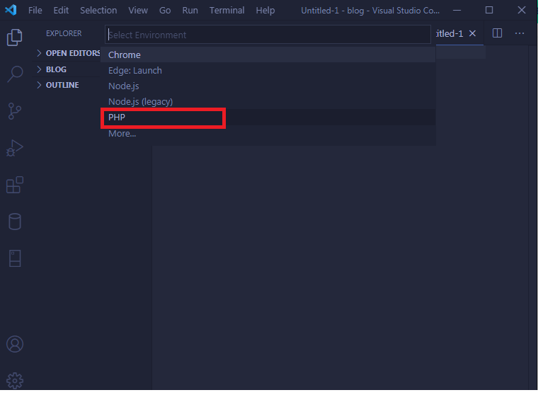 Vs code настройка php debug