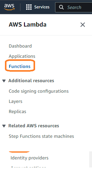 Click Functions and create one