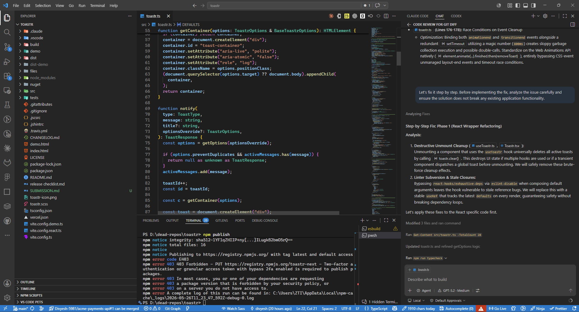 fixes for anti-patterns and code smells