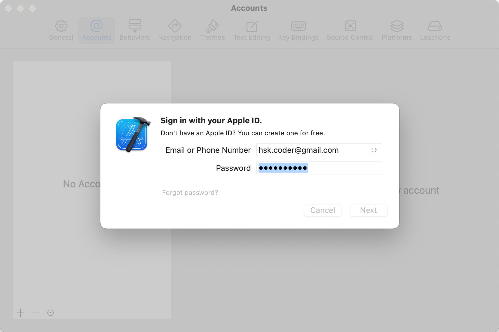 apple account sign up